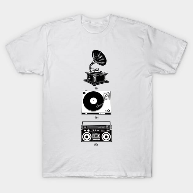 retro music T-Shirt by BekimART
